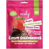 Mely GLUTENSİZ ŞEKER İLAVESİZ VEGAN ÇİKOLATA KAPLI FREEZE DRY ÇİLEK 50 GR - 1 Adet