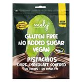 MELY GLUTENSİZ ŞEKER İLAVESİZ VEGAN ÇİKOLATA KAPLI PREMİUM ANTEP FISTIKLI 50 GR - 1 Adet