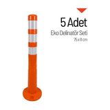 Melzo Home Melzohome Delinatör 5 Adet Set 75 cm - Turuncu