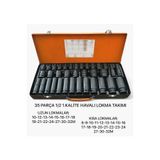 Melzohome 35 Parça 1/2 Siyah Ağır Lokma Takımı
