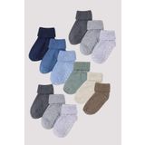 MEM SOCKS 12'li Kaydırmaz Çocuk Çorabı renkli 4-6 yaş