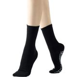 Mem Socks 4'lü Organik Pamuklu Pilates Yoga ve Dans Çorabı - Siyah - 35 - 38