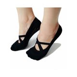 Mem Socks Pilates ve Yoga Çorabı 3'lü - 36 - 40 - Siyah