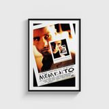 Memento (2000) Film Posteri Tablo Çerçeveli Poster Duvar Dekorasyonu - 50 x 70 - Siyah Çerçeveli