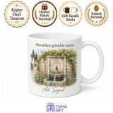 Memleket Çeşmesi Temalı Kişiye Özel Kupa Bardak Hediye