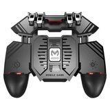 Memo AK77 Fanlı Dört Tetik Mobil Oyun Aparatı - Pubg USB Şarjlı AL-34066 - Siyah