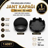 Memo Digital Jant Göbek Kapağı Dış Çap 56 mm - Iç Çap 52 mm 1 Adet