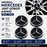 Memo Digital Universal Mercedes Jant Göbeği Kapağı 75MM - 70MM
