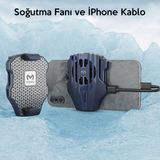 Memo Dl02 Telefonu Soğutma Fanı Radyatör (iphone Kablo İle) Lacivert