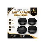 MemoDigital Jant Göbek Kapağı Dış Çap 55 mm - İç Çap 52 mm 4 Adet