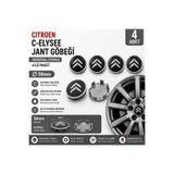 MemoDigital Universal Citroen C-elysee Jant Göbeği 4’lü 58 mm