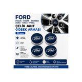 MemoDigital Universal Ford Focus - Fiesta - Mondeo - Cuga - Cmax - Puma Çelik Jant Göbek Arması 55 mm