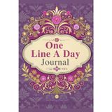 Memory Keeper One Line a Day 5-Year Journal: Dated Diary with Purple Floral Cover, 8.5×11 Inches, 367 Lined Pages