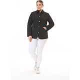 Memory Kumaş, Büyük Beden Ceket, Suya Dayanıklı Ceket, Mevsimlik Mont, Ceket - Black - 42