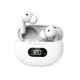 mempedont Kablosuz Kulaklıklar, Bluetooth Kulaklıklar, 45H Oynatma LED Güç Ekranlı Kulaklıklar, Gelişmiş Gürültü Engelleme özelliğine sahip Su Geçirmez Kulak İçi Kulaklıklar, Düşük Gecikme Hızlı Şarj