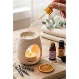 memyap Seramik Buhurdanlık – Minimal Tasarım Tealight Uyumlu Esans Buhurdanlık - Dekoratif Esanslık