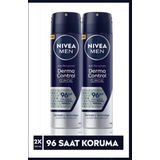 Men Derma Control Clinical Erkek Sprey Deodorant 150ml,96 Saat Üstün Koruma X2 Adet