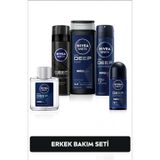 Men Erkek Damat Bohça Seti, Duş Jeli 500ml, Deodorant 150ml, Roll-on 50ml, Tıraş Köpüğü, Losyon100ml
