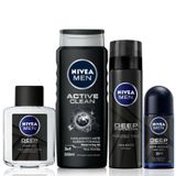 Men Erkek Damat Çeyiz Bohça Seti, Duş Jeli 500ml, Roll-on 50ml, Losyon 100ml, Tıraş Köpüğü 200ml