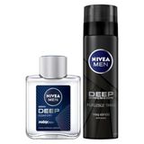MEN Erkek Deep Dimension Tıraş Seti, Tıraş Köpüğü 200ml ve Tıraş Sonrası Losyon 100ml, Kaygan Tıraş