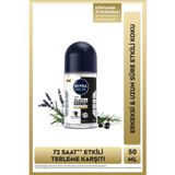 MEN Erkek Roll-on Deodorant Black&White Epic Night 50 ml,Terleme Karşıtı,Kumaş Koruması,Alkolsüz
