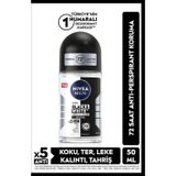 Men Erkek Roll On Deodorant Black&white Invisible Original 50ml, 72 Saat Anti-perspirant Koruma