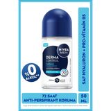 MEN Erkek Roll-on Deodorant Derma Control Defend 50ml, 72 Saat Anti-perspirant, Alkolsüz, Hyaluron