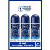 MEN Erkek Roll-on Deodorant Fresh Active 50ml, 48 Saat Koruma, X3 Adet