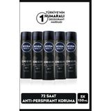 Men Erkek Sprey Deodorant Deep Dimension 48 Saat Anti-Perspirant Koruma 150Ml X 5 Adet