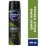 Men Erkek Sprey Deodorant Deep Dimension Amazonia 150ml, 48 Saat Anti-perspirant Ter Koruması