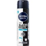Men Erkek Sprey Deodorant Deodorant & Invisible Fresh 150 Ml,72 Saat Anti-Perspirant Ter Ve Ter Kokusuna Karşı Koruma,Kıyafetlerde Leke Bırakmaz,Etil Alkol İçermez