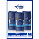 MEN Erkek Stick Deodorant Fresh Active 50ml, 48 Saat Koruma, X3 Adet