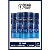 Men Fresh Active Erkek Sprey Deodorant 150 ml x5 Adet,48 Saat Deodorant Koruması,Çanta Hediye!
