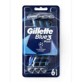 Men Gillette Blue 3 Plus Uefa Champions League Özel Seri Tıraş Bıçağı 6'lı