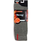 Men-mod Erkek 3lü Paket Cotton Havlu Örgü Dikişsiz Burun Gri Melanj Termal Çorap 644003 - 41 - 44