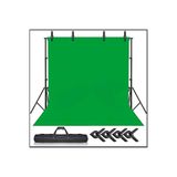Mena Rise 2x3m Yeşil Fon Perde + Fon Standı Seti 3 Mandal Green Screen Background HAWKSTORE 1142490