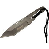 Mena Rise A13 Komple Metal Kamp Bıçak 23 cm - Tırtıklı, Ip Saplı, Kılıflı ( Lisinya )