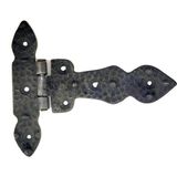 Mena Rise Antika Tarz Dekoratif Pirinç Kuyruklu Düğmeli Menteşe No1 - 117X142 Mm, Oksit ( Lisinya )