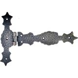 Mena Rise Antika Tarz Dekoratif Pirinç Kuyruklu Zambak Menteşe - 175X248 Mm, Oksit - Lisinya