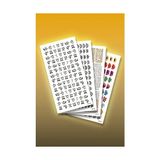 Mena Rise Artikel 4'lü Tırnak Dövmesi Seti, Tırnak Sticker Seti, Nail Art, Tattoo