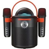 Mena Rise Bluetooth Aile Parti Seti Kablosuz Çift Mikrofon 6 Ses Degıstırme Siyah ( Lisinya )