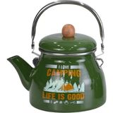 Mena Rise Camping Demlik Kettle Büyük 2.1 Lt - -- - 000-Siyah