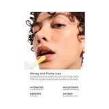 Mena Rise Cream Co. Dudak Parlatıcısı Nemlendirici Besleyici Lip Oil Gloss, Dudak Yağı Çarkıfelek Aromalı, E Vitamini