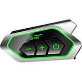Mena Rise D60 Motor Kask Kulaklık Rgb Modlu Motosiklet Kulaklık Su Geçirmez 5.3 Bluetooth Intercom - Lisinya