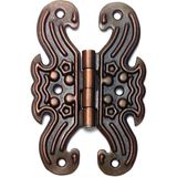 Mena Rise Dekoratif, Sac Kelebek Menteşe - Büyük, Antik, 100 Adet ( Lisinya )