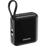 Mena Rise DLP5713CB/00 10.000 Mah 22, 5W Usb-C ve Lightning Dahili Kablolu Powerbank 1xusb-A, 1xusb-C, Siyah