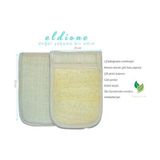 Mena Rise Eldione Doğal Kabak Lifli Kese Banyo Eldiveni–çift Taraflı Vucüt Kesesi Peeling ELDIVEN,15X23 Cm,exfoliating Rovin Kumaş, Cilt Temizleyici Yenileyici Canlandırıcı Etki, Selülit Karşıtı,hücre Yenileme - 0- Koyu Mavi