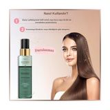 Mena Rise Elysian Essence Biberiye & Çay Ağacı Sıvı Saç Kremi 2'li Set – Durulanmayan, Saç Dökülmesine Karşı, Hızlı Uzama Etkili Bakım Spreyi 150 ml - Kestane Akaju