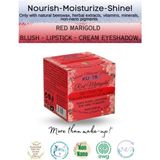 Mena Rise Kuatra Red Marigold 7ml Doğal İçerikli Balm Ruj Allık Göz Farı Nemlendirici Özellikli Antioksidan - 0