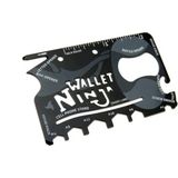 Mena Rise Ninja Wallet Survival Acil Durum Kiti / Kartı - 18 In 1 ( Lisinya )